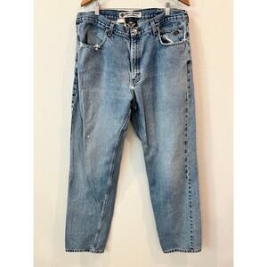 Harley-Davidson Mens Blue Bootcut Genuine Motor Clothing Jeans Size 38x36 (READ)